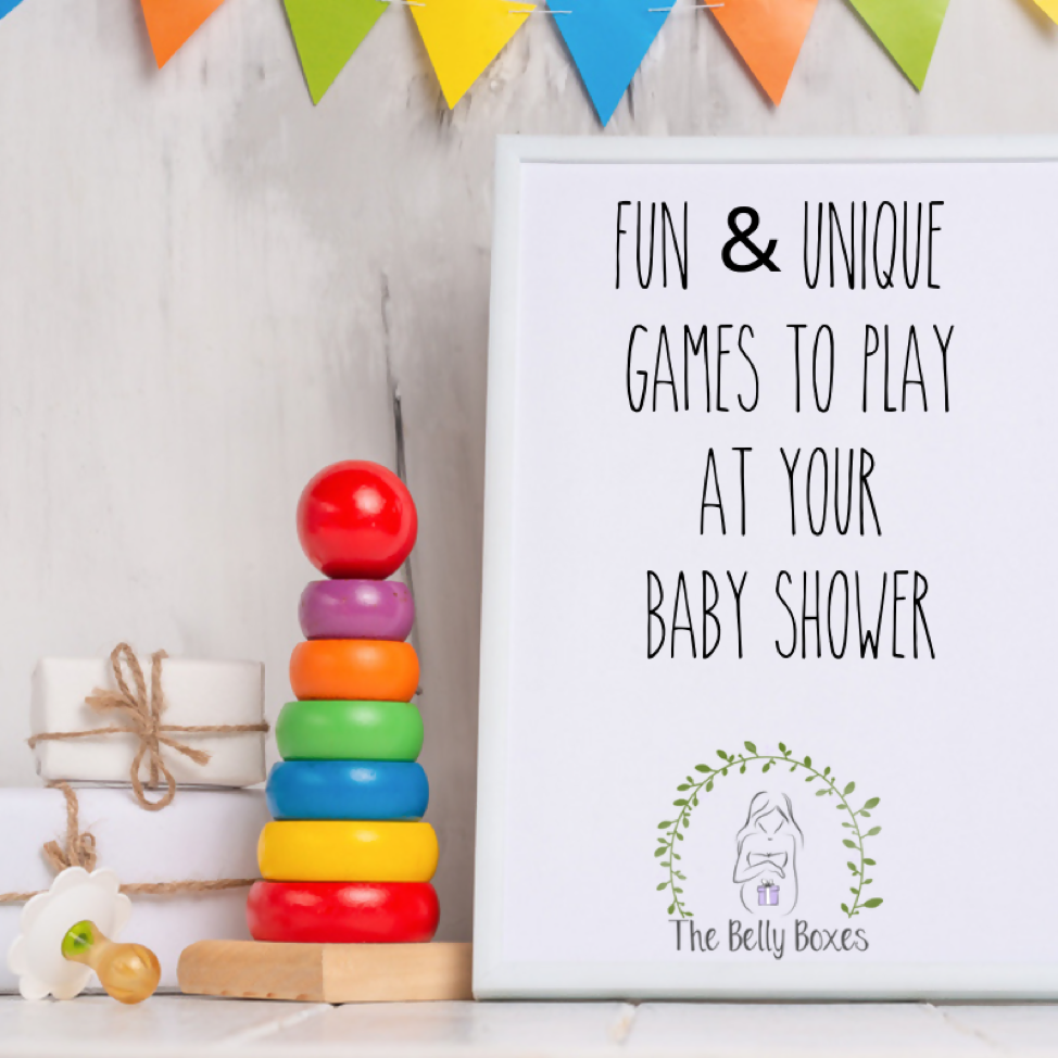 Fun & unique games to play at your baby shower!