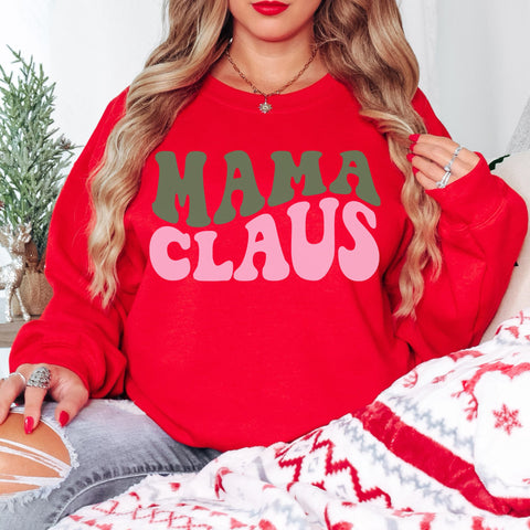 Mama sales claus sweatshirt