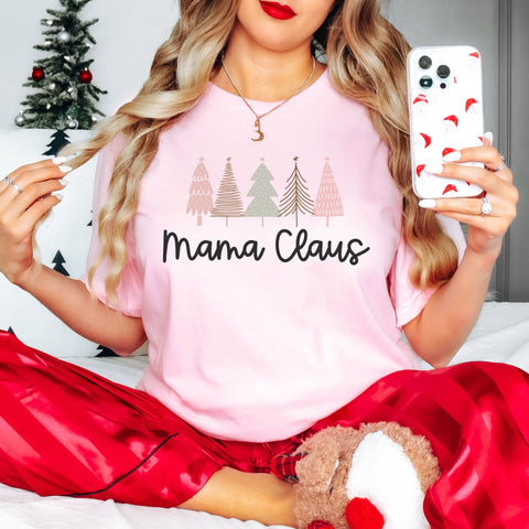 Mama Claus Tree T-Shirt