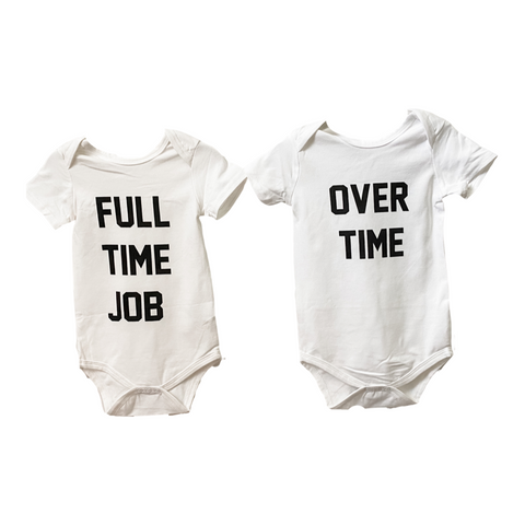 Full Time Job / Over Time Twin Set